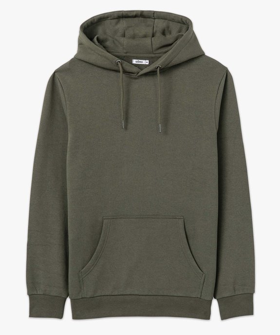 Sweat homme molletonné à capuche vue4 - GEMO (HOMME) - GEMO