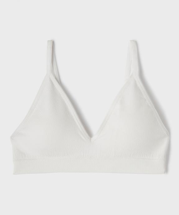 Brassière à fines bretelles avec mousses amovibles fille vue1 - GEMO 4G FILLE - GEMO