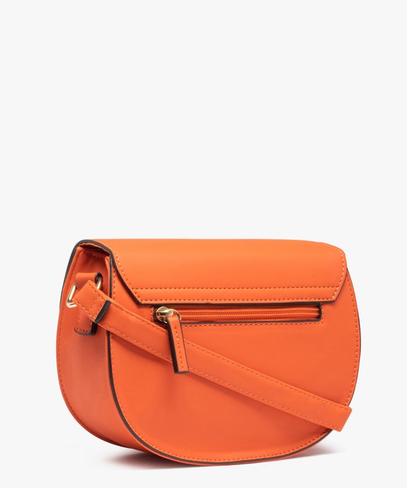 Sac femme forme demi-lune avec large rabat vue2 - GEMO (ACCESS) - GEMO