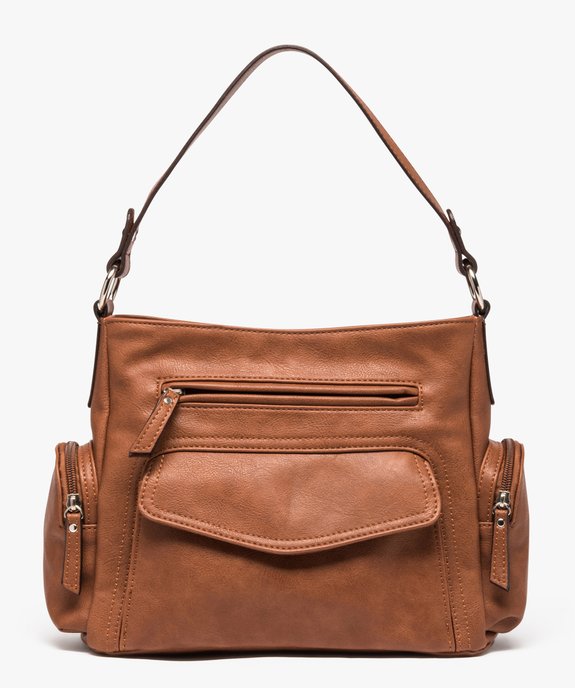 Sac à main femme multipoche à bandoulière amovible vue1 - GEMO (ACCESS) - GEMO