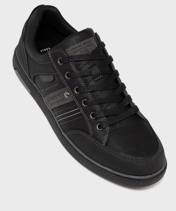 Baskets basses de ville surpiquées homme vue5 - URBAN STEPS GEMO FOR GOOD - GEMO