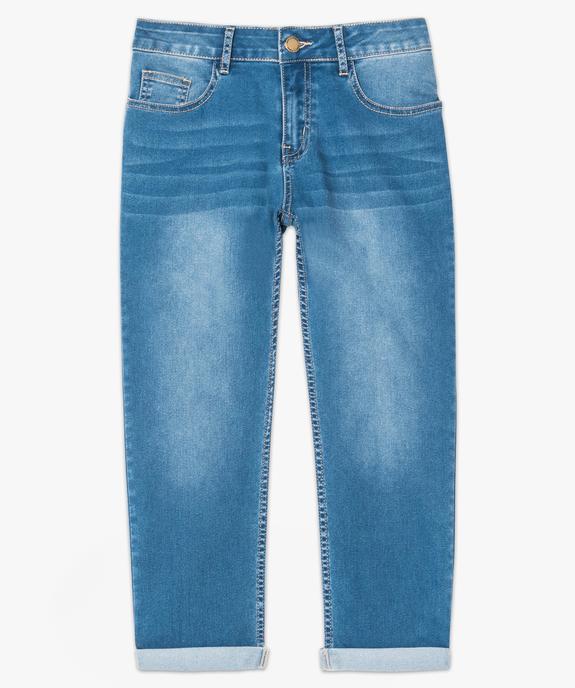 Pantacourt stretch uni ajusté à revers vue4 - GEMO(FEMME PAP) - GEMO