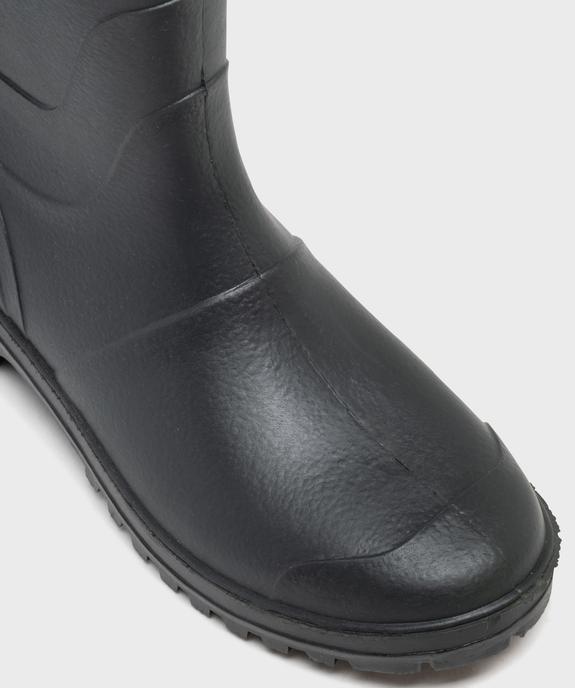 Bottes de pluie unies à semelle crantée homme vue6 - URBAN STEPS - GEMO