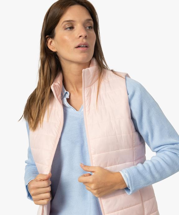 Blouson femme matelassé sans manches vue2 - GEMO(FEMME PAP) - GEMO
