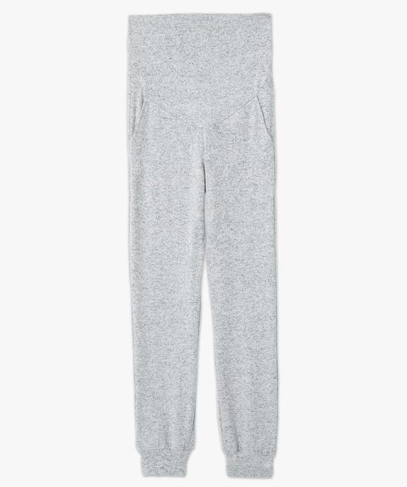 Pantalon de grossesse jogger en maille douce vue4 - GEMO (MATER) - GEMO