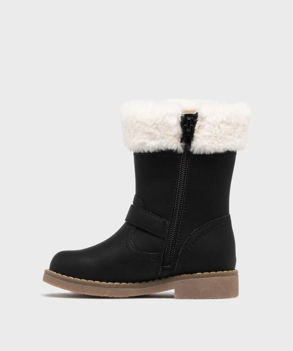 Bottes fourrées zippées fille vue3 - LOVELY WINGS - GEMO