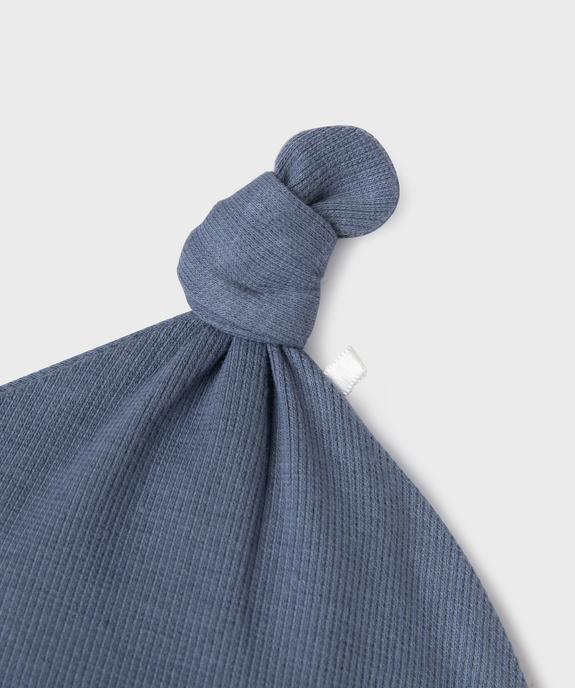 Bonnets en coton côtelé bébé garçon (lot de 2) vue2 - GEMO(BB COUCHE) - GEMO