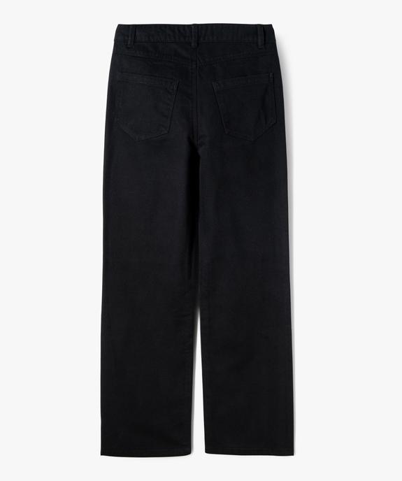 Jean Straight taille ajustable fille vue4 - GEMO (JUNIOR) - GEMO