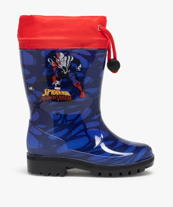Bottes de pluie garçon à col ajustable - Spiderman vue1 - SPIDERMAN - GEMO