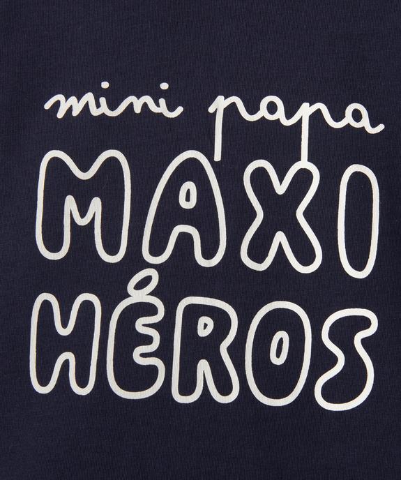 Tee-shirt manches longues à message bébé garçon vue2 - GEMO(BEBE DEBT) - GEMO