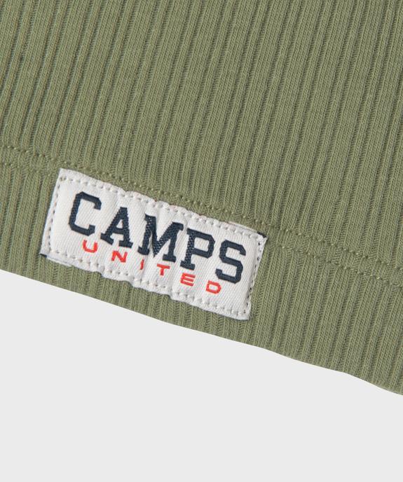Brassière en coton stretch à fines bretelles fille - Camps United vue2 - CAMPS GEMO FOR GOOD - GEMO