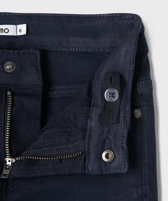 Pantalon slim avec taille ajustable garçon vue2 - GEMO (ENFANT) - GEMO