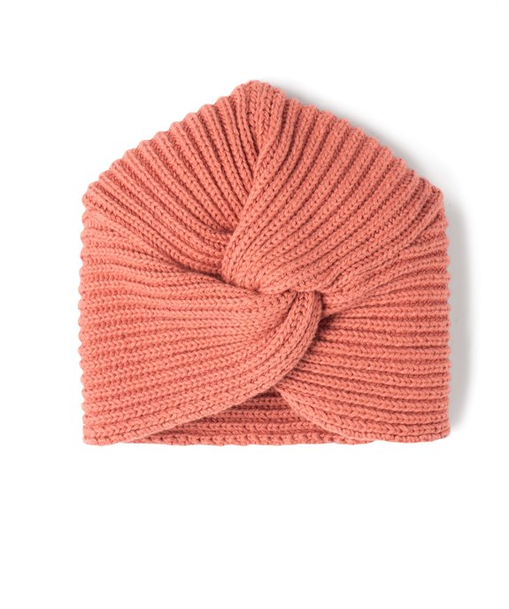 Bonnet bébé fille en maille torsadée vue1 - GEMO(BB COUCHE) - GEMO