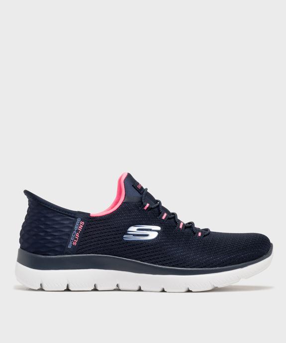 Baskets en mesh faciles à enfiler femme Slip ins Summits - Skechers vue1 - SKECHERS - GEMO