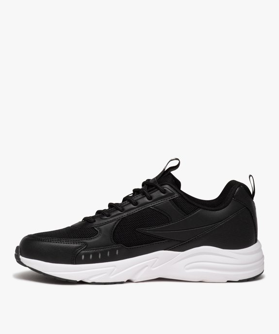 Baskets homme dessus en mesh et à lacets style running - Fila vue3 - FILA - GEMO