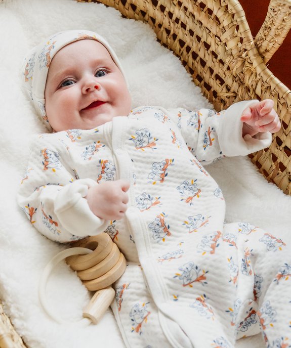 Ensemble 3 pièces spécial nuit bébé garçon vue2 - GEMO(BB COUCHE) - GEMO