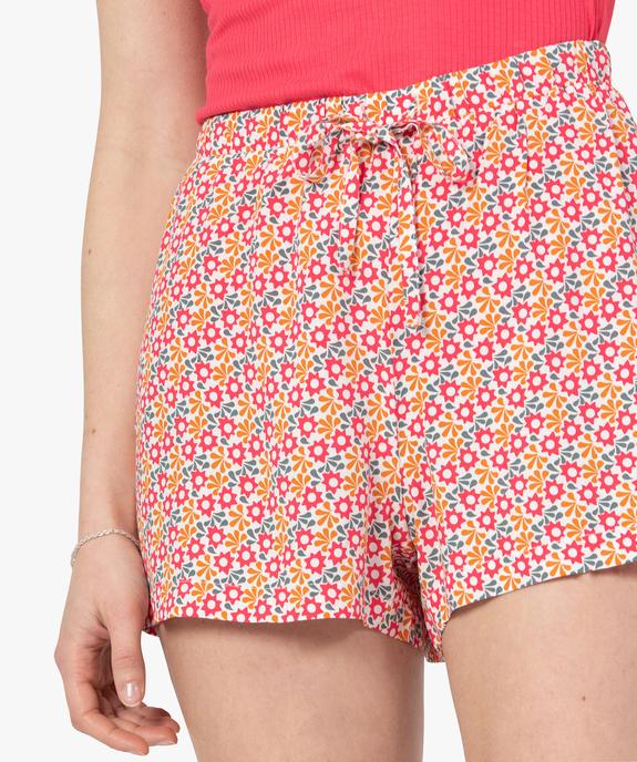 Short de pyjama femme imprimé vue2 - GEMO(HOMWR FEM) - GEMO