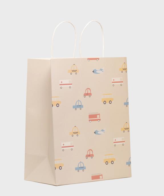 Sac cadeau à motifs voitures enfant vue1 - GEMO (ACCESS) - GEMO