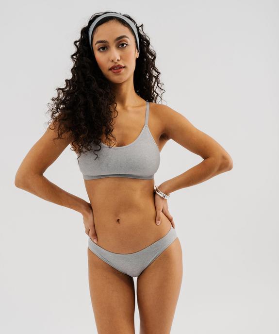 Culotte enveloppante en maille extensible femme vue3 - GEMO(HOMWR FEM) - GEMO