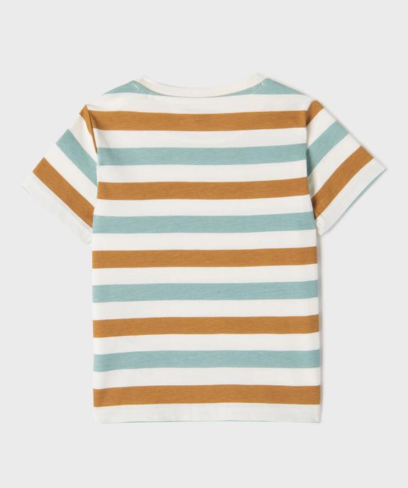 Tee-shirt manches courtes imprimés bébé garçon (lot de 2) vue3 - GEMO(BEBE DEBT) - GEMO