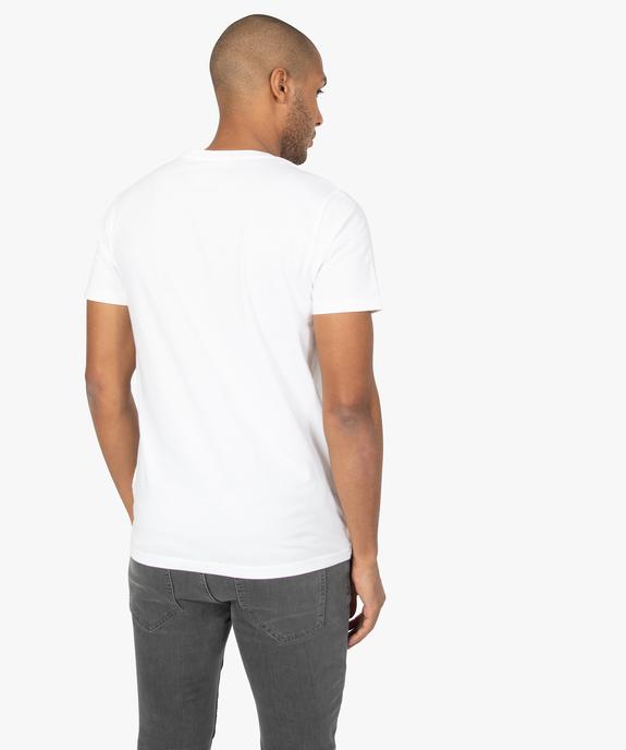 Tee-shirt homme à manches courtes imprimé Godzilla vue3 - GODZILLA - GEMO