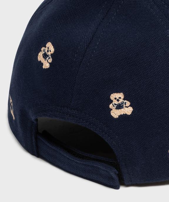 Casquette garçon avec oursons brodés - LuluCastagnette vue2 - LULU CASTAGNETT - GEMO