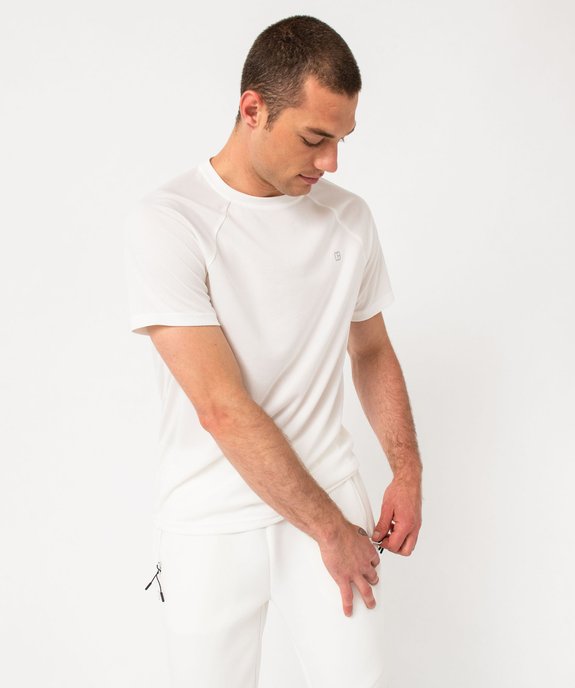 Tee-shirt manches courtes en mesh respirant homme  vue1 - GEMO (HOMME) - GEMO