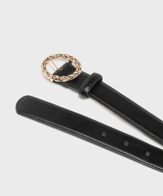 Ceinture avec boucle ronde fantaisie femme vue2 - GEMO (ACCESS) - GEMO