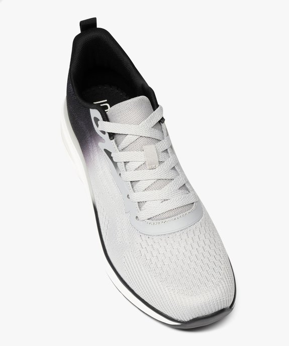 Baskets basses en mesh renforcé à semelle bulle d'air homme vue6 - 5 MILES - GEMO