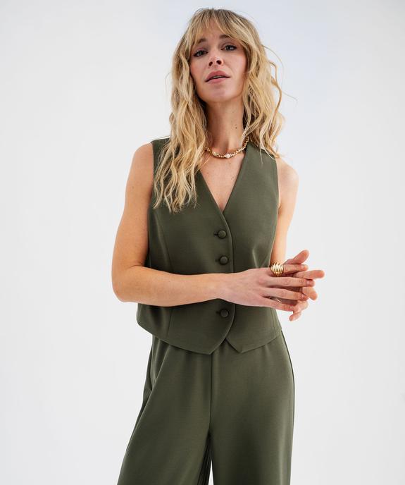 Gilet de costume sans manches femme vue5 - GEMO 4G FEMME - GEMO