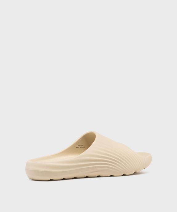 Mules de piscine moulées et unies homme vue4 - GEMO (PLAGE) - GEMO