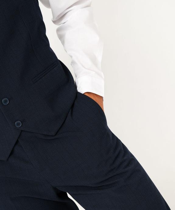 Pantalon de costume à carreaux homme vue2 - GEMO 4G HOMME - GEMO