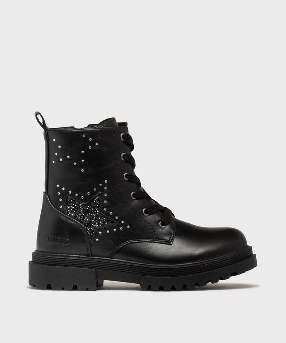 Boots crantés avec strass et paillettes fille - Chipie vue1 - CHIPIE - GEMO