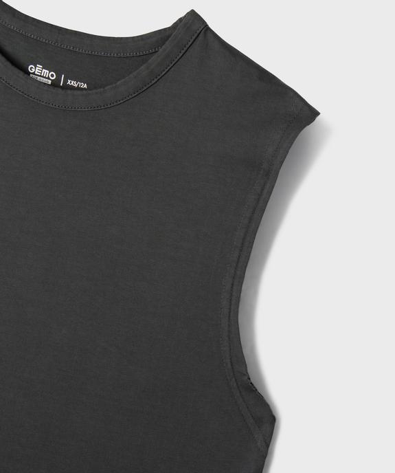 Débardeur en jersey de coton uni au coloris unique garçon vue2 - GEMO 4G GARCON - GEMO