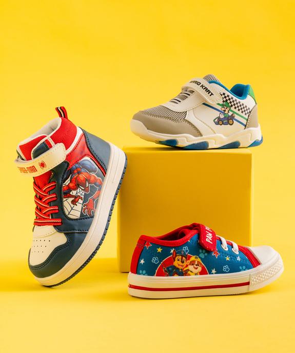 Baskets montantes à lacets élastiques et scratch garçon - Spiderman vue7 - SPIDERMAN - GEMO