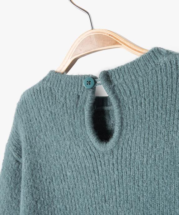 Robe pull en maille douce à relief bébé fille vue4 - GEMO(BEBE DEBT) - GEMO