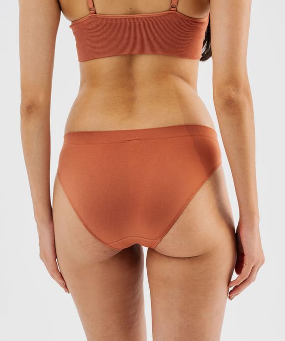 Culotte en maille extensible femme vue3 - GEMO(HOMWR FEM) - GEMO