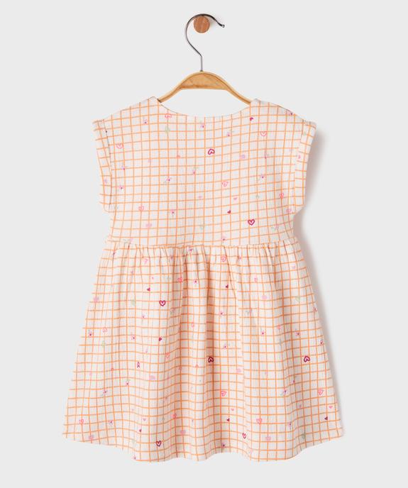 Robe sans manches imprimée bébé fille vue3 - GEMO(BEBE DEBT) - GEMO
