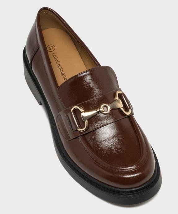 Mocassins vernis à épaisse semelle femme - LuluCastagnette vue5 - LULUCASTAGNETTE - GEMO