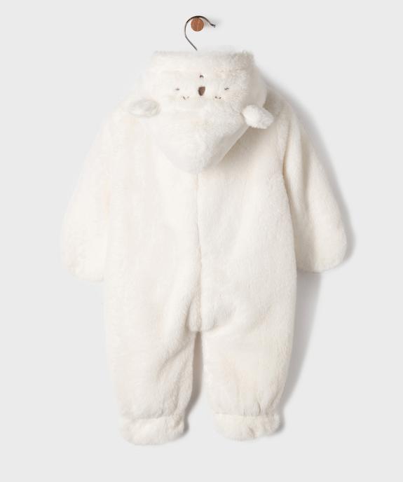 Combinaison pilote surpyjama en maille peluche bébé  vue11 - GEMO(BB COUCHE) - GEMO