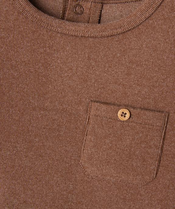 Tee-shirt chaud à manches longues bébé garçon vue2 - GEMO(BEBE DEBT) - GEMO