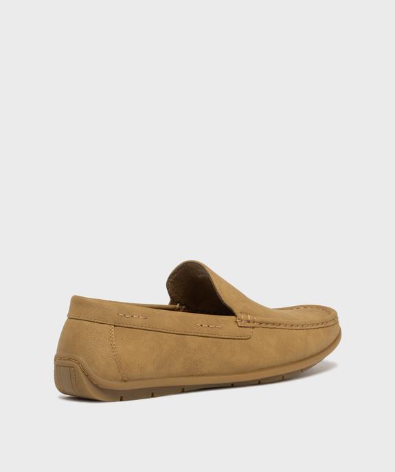 Mocassin semelle intérieure cuir homme vue4 - URBAN STEPS - GEMO