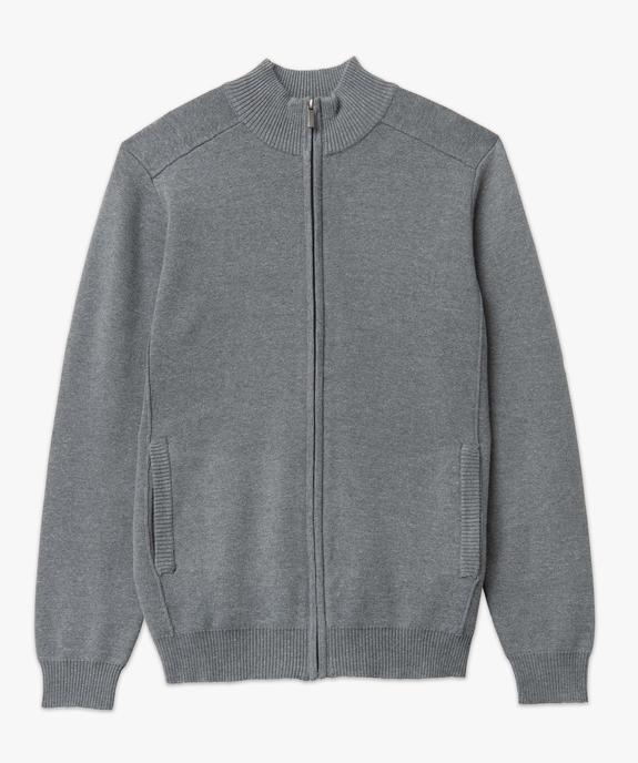 Gilet à fermeture zippée et col montant homme vue4 - GEMO (HOMME) - GEMO