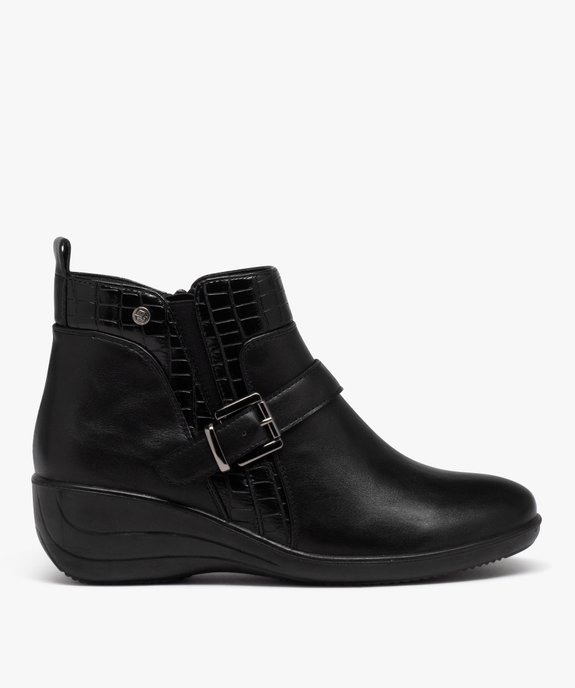 Boots confort avec bride à boucle femme vue1 - GEMO (CONFORT) - GEMO