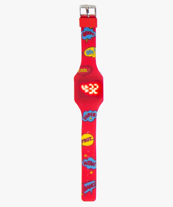 Montre enfant Touch ultra-plate - Pop Watch vue2 - GEMO (ENFANT) - GEMO