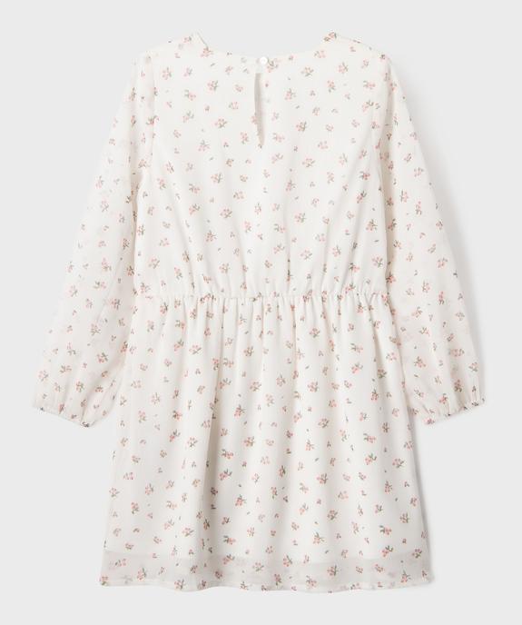 Robe en voile à manches longues fille vue4 - GEMO (ENFANT) - GEMO