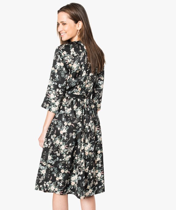 Robe kimono à imprimé fleuri vue3 - FOLLOW ME 2 - GEMO