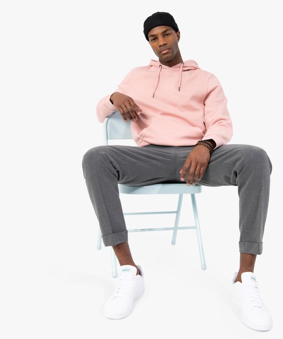Sweat à capuche intérieur molletonné homme vue5 - GEMO 4G HOMME - GEMO