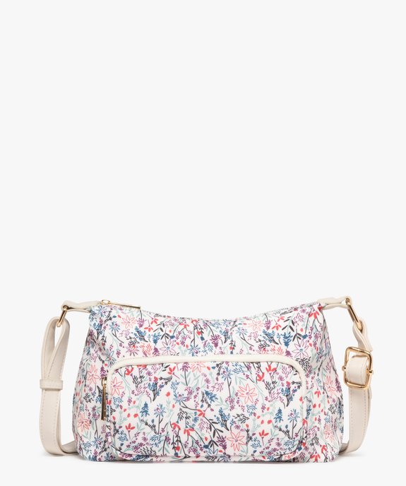 Sac à bandoulière petit format en toile femme vue2 - GEMO 4G FEMME - GEMO