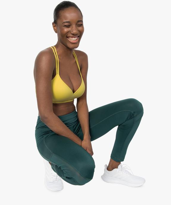 Soutien-gorge de sport push-up – Maintien moyen vue5 - GEMO(HOMWR FEM) - GEMO